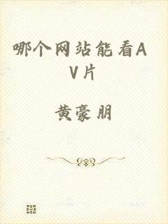 哪个网站能看A V片